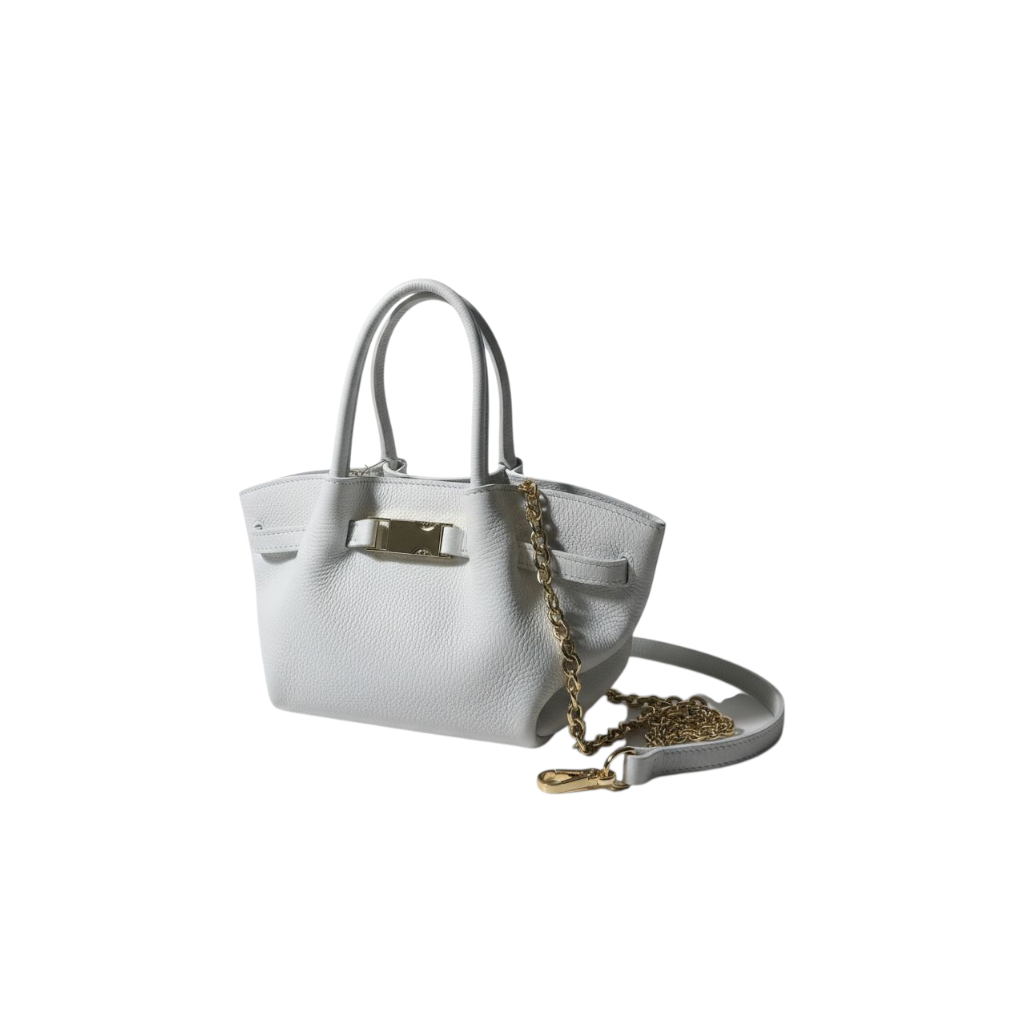 Bolso Milan blanco mini