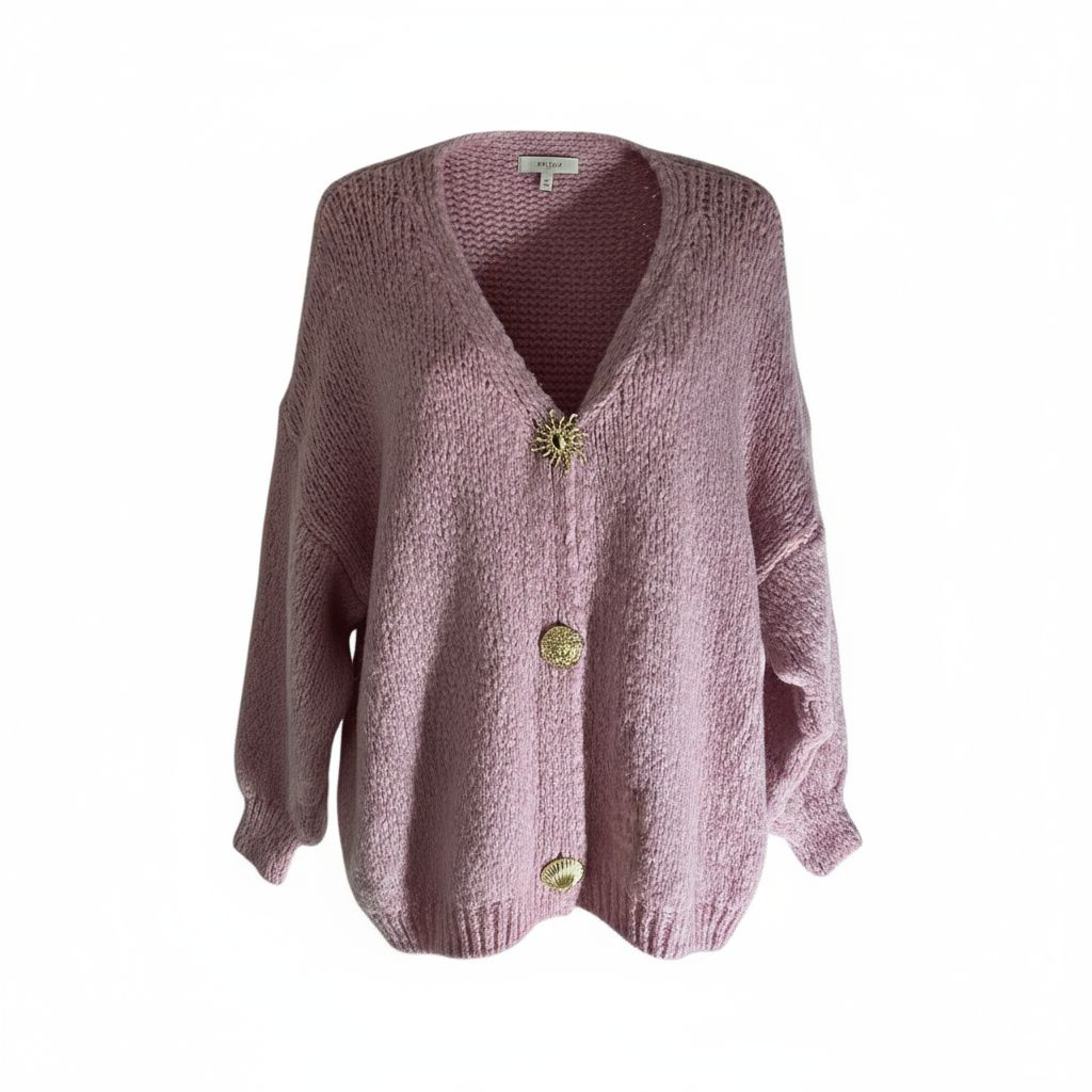 Cardigan Rosa