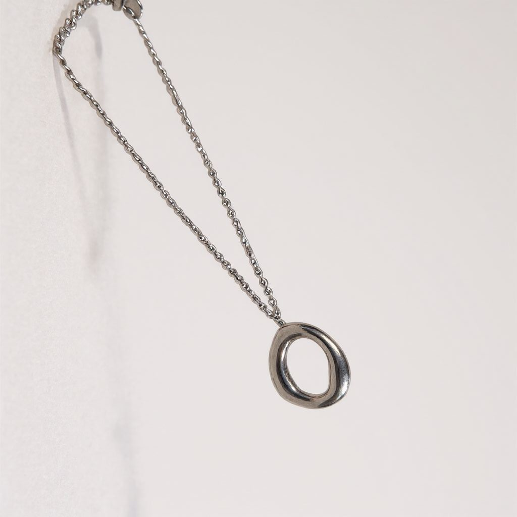 Collar circulo plata