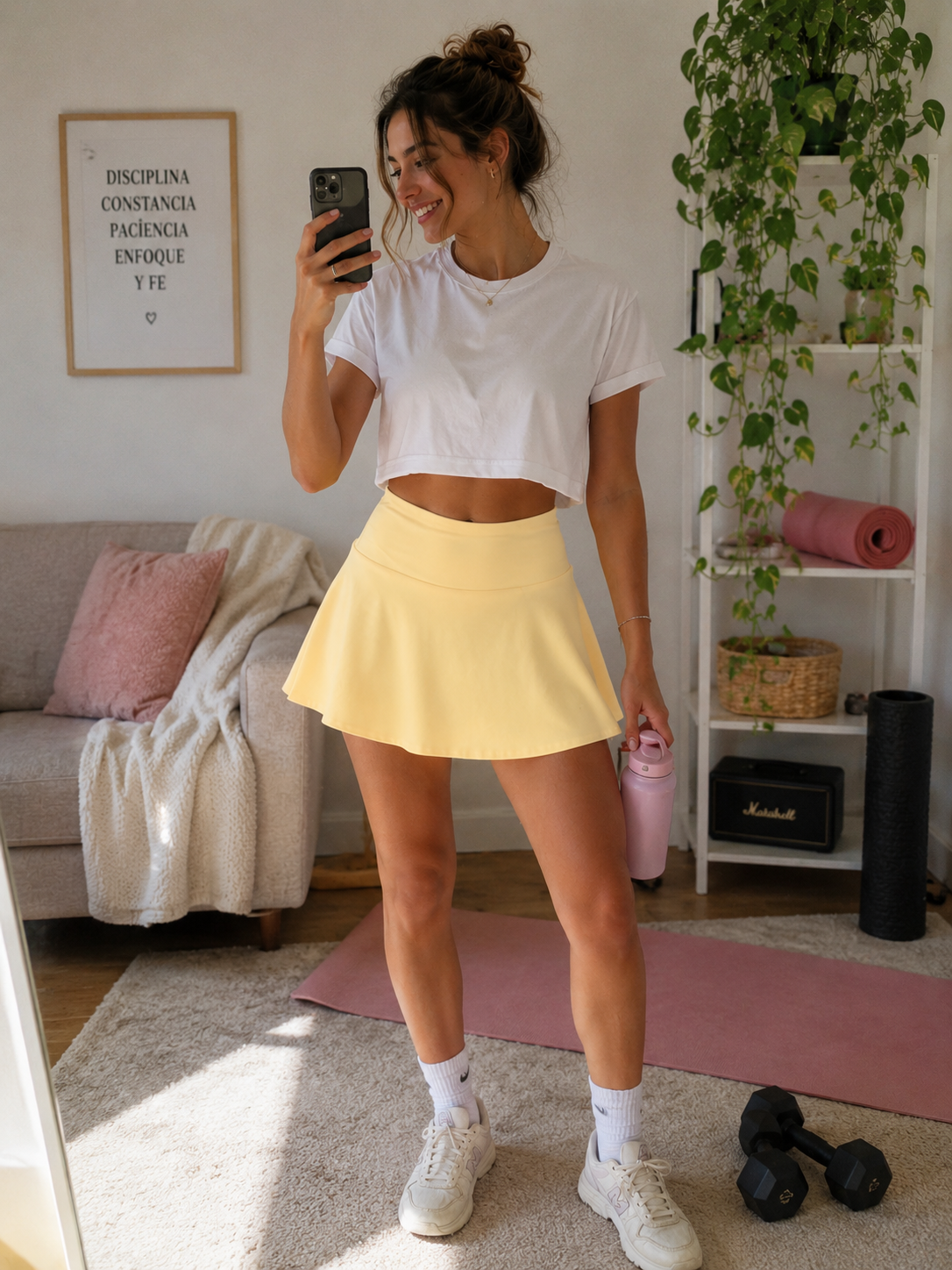 Falda pantalon Amarillo
