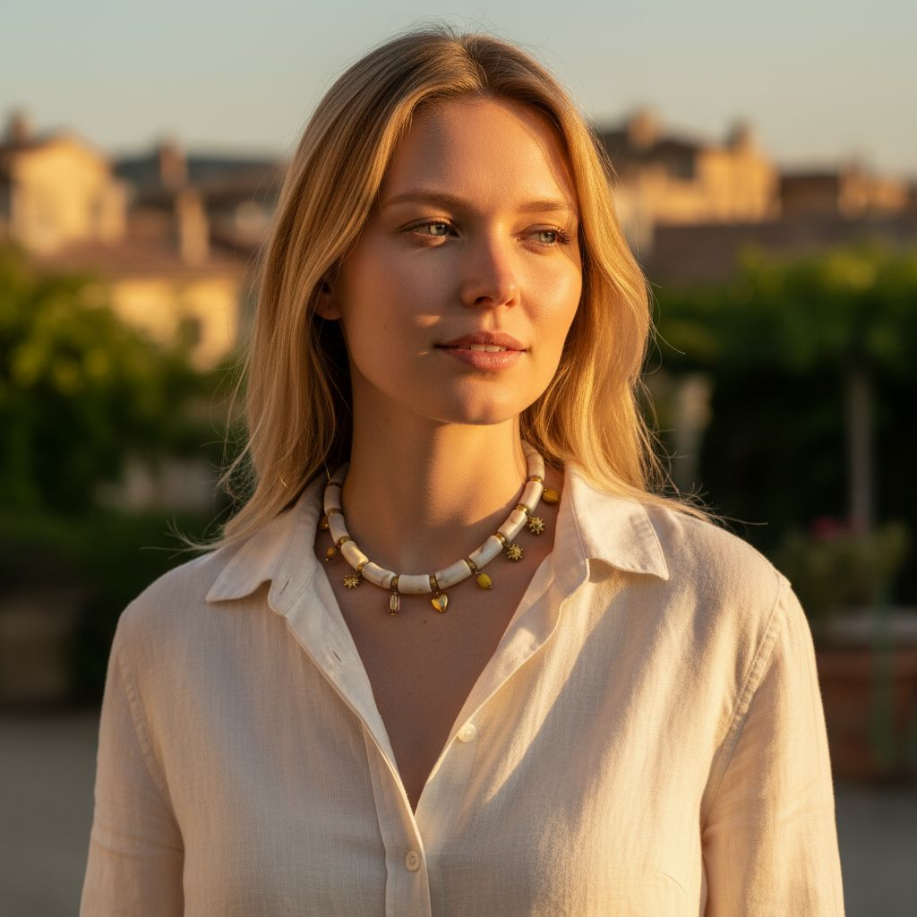 Collar blanco