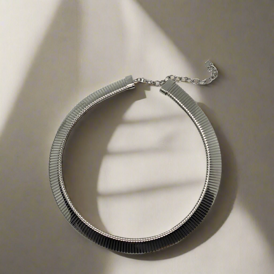 Choker plata