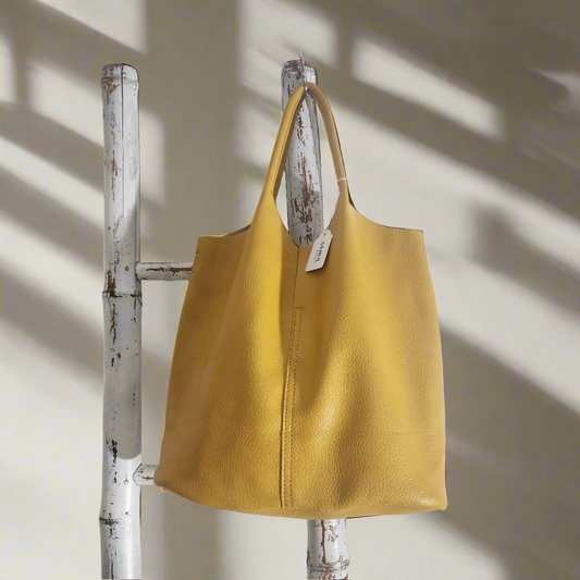 Bolso Lisboa amarillo mostaza