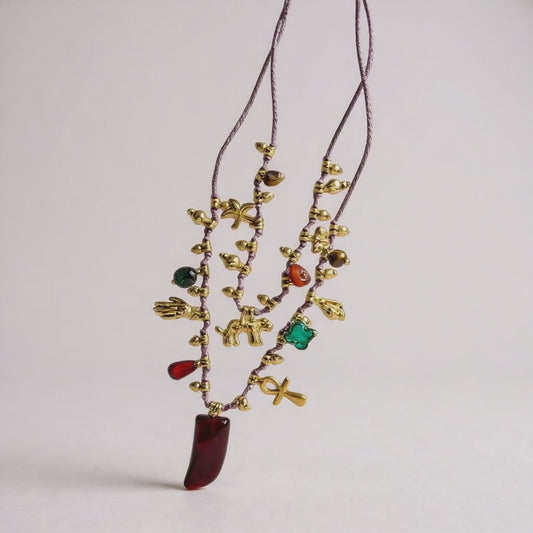 Collar charms doble