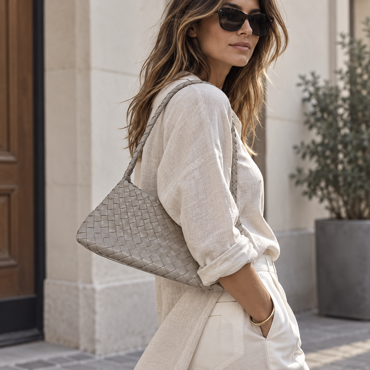 Bolso Alba gris