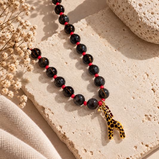 Collar cerámica jirafa