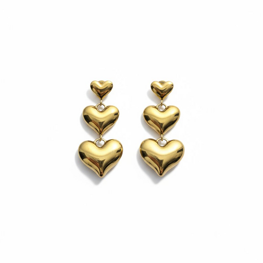 Pendientes corazón