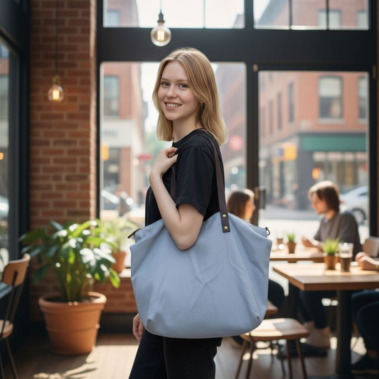 Bolso " Zahora " celeste