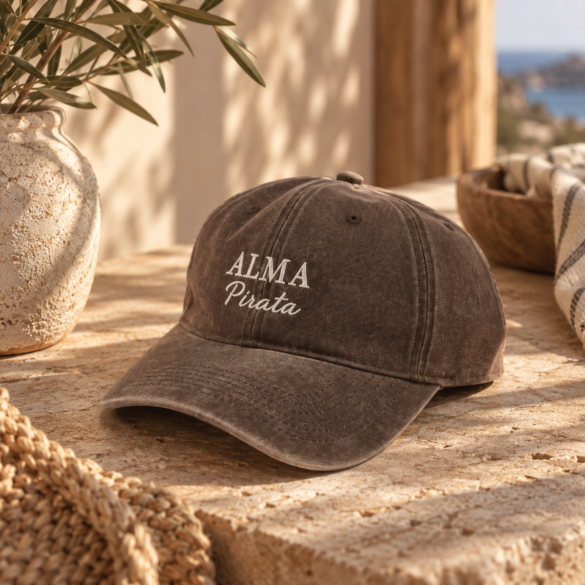 Gorra marron