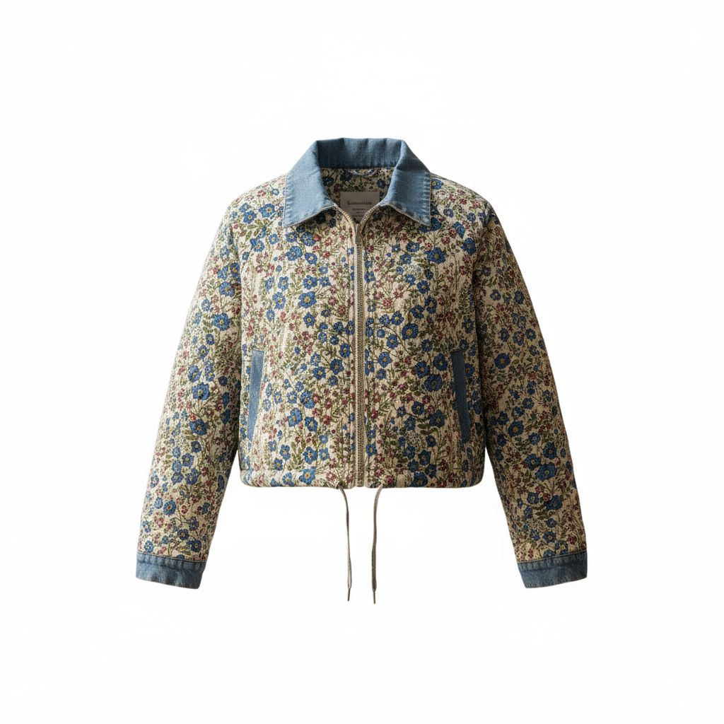Cazadora flores